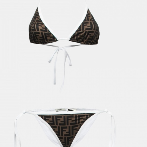 Fendi bikini white outline - Picture 1 of 3